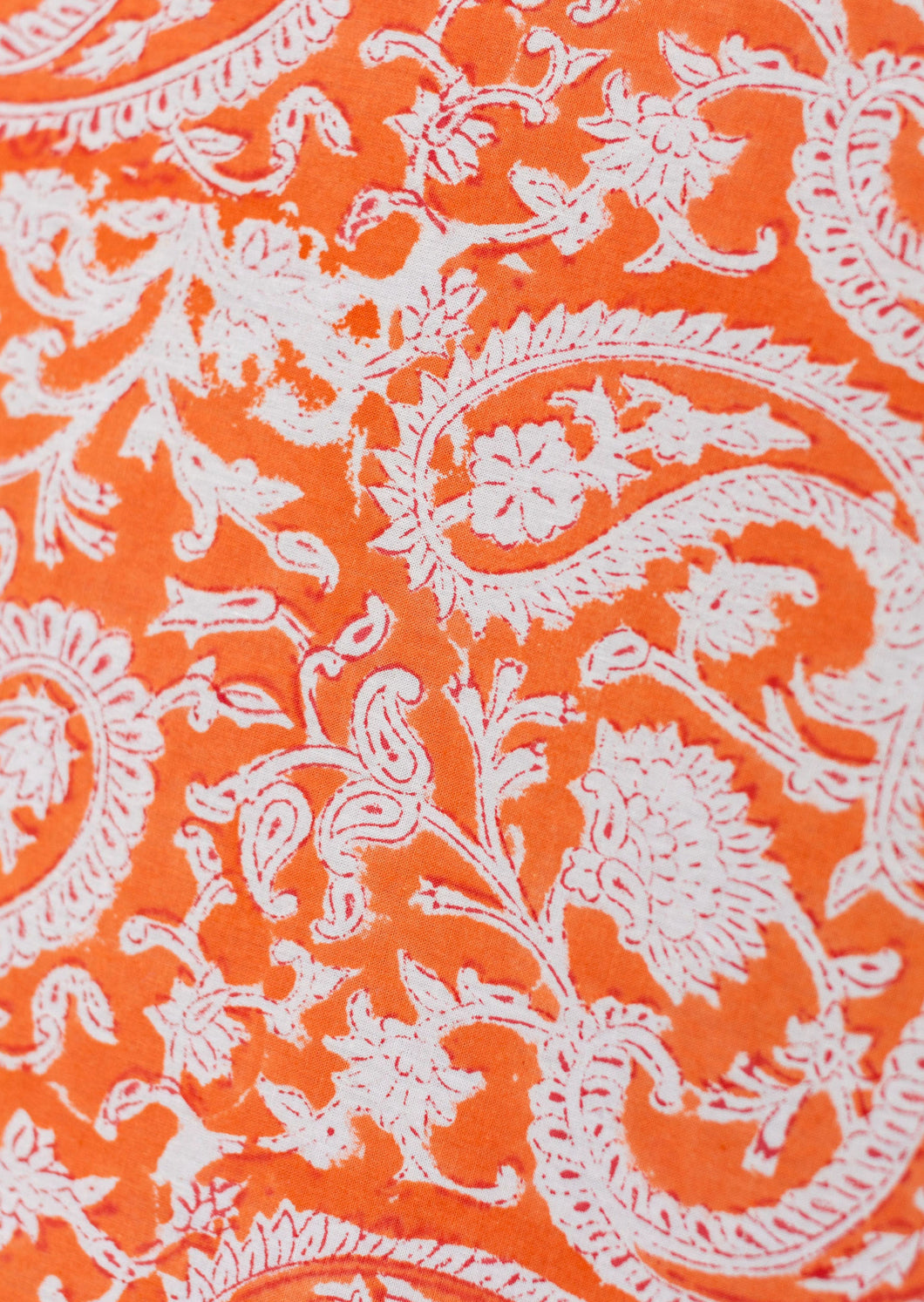Orange Paisley Napkin (Set of 4)